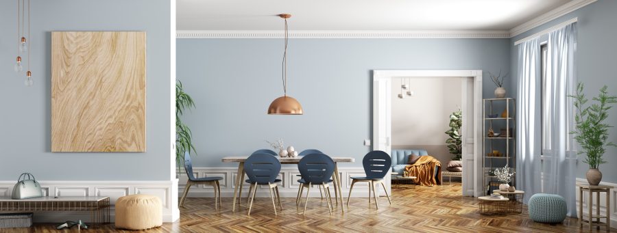 dekoriertes Wohnzimmer